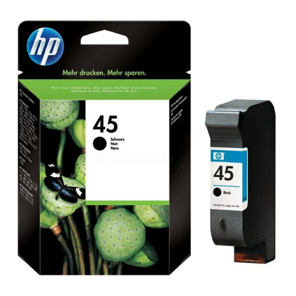 HP 51645 AE 45 Tinte Black