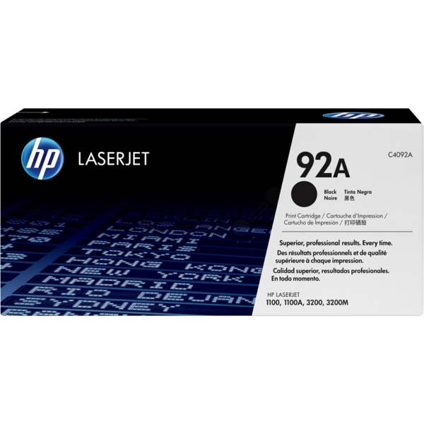 HP C 4092 A 92A Toner Black
