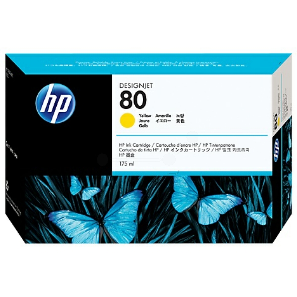 HP C 4873 A 80 Tinte Yellow