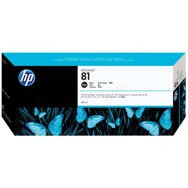 HP C 4930 A 81 Tinte Black
