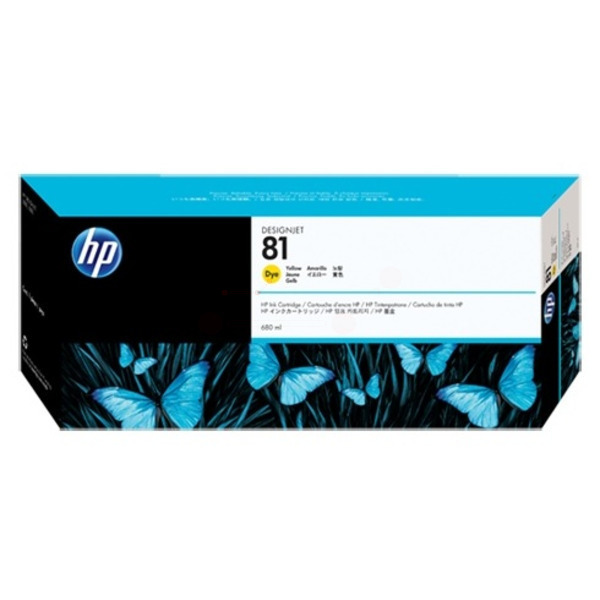 HP C 4933 A 81 Tinte Yellow
