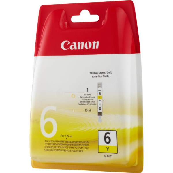 Canon 4708 A 002 BCI-6 Y Tinte Yellow