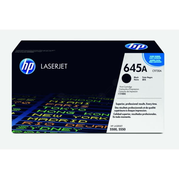HP C 9730 A 645A Toner Black