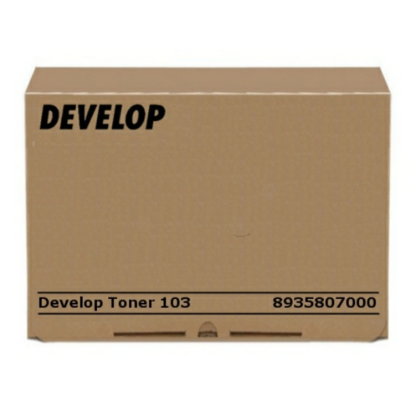 Develop 8935-8070-00 TYPE-103 Toner Black VE 4