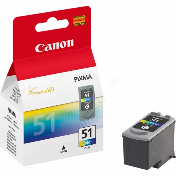 Canon 0618 B 001 CL-51 Tinte Color