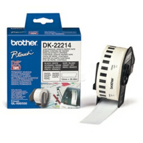 Brother DK-22214 P-Touch Etiketten White