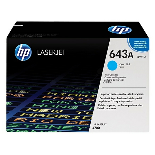 HP Q 5951 A 643A Toner Cyan