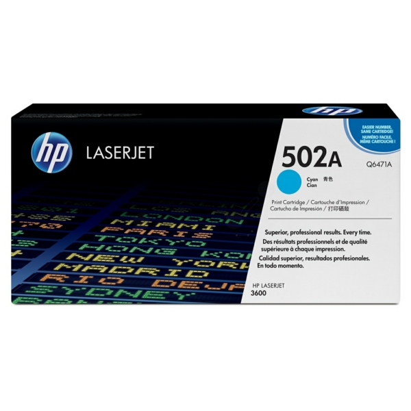 HP Q 6471 A 502A Toner Cyan