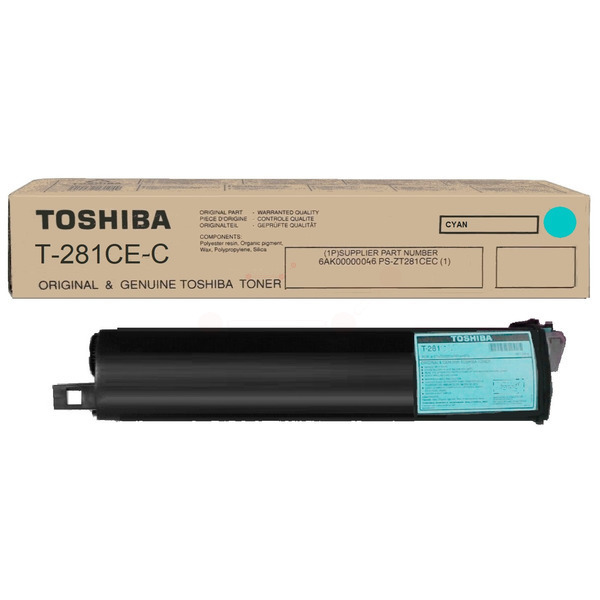 Toshiba 6AK00000046 T-281 CE-C Toner Cyan