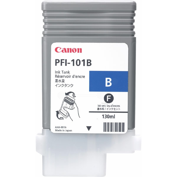 Canon 0891 B 001 PFI-101 B Tinte Blue