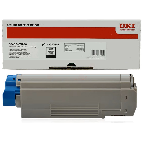 OKI 43324408 Toner Black