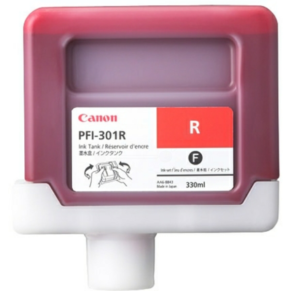 Canon 1492 B 001 PFI-301 R Tinte Red
