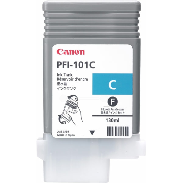 Canon 0884 B 001 PFI-101 C Tinte Cyan