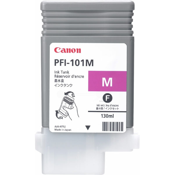 Canon 0885 B 001 PFI-101 M Tinte Magenta
