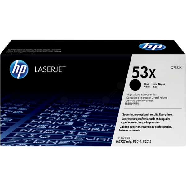 HP Q 7553 X 53X Toner Black