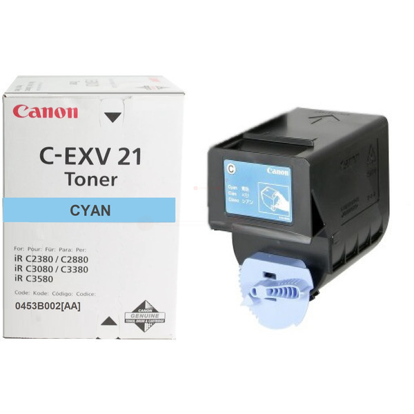 Canon 0453 B 002 C-EXV 21 Toner Cyan