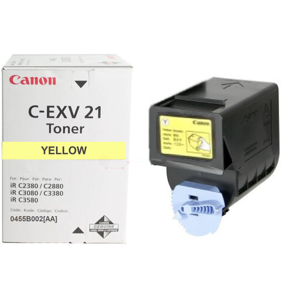 Canon 0455 B 002 C-EXV 21 Toner Yellow