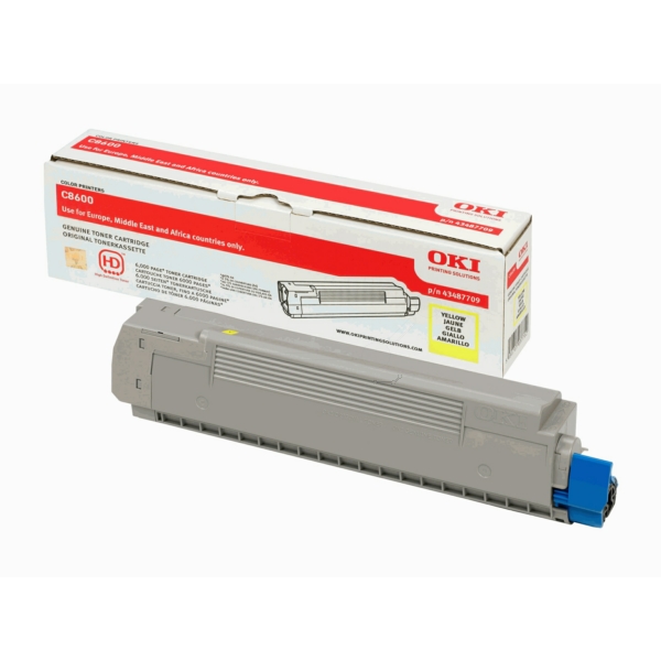 OKI 43487709 Toner Yellow