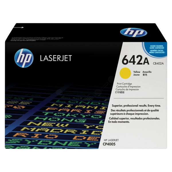 HP CB 402 A 642A Toner Yellow