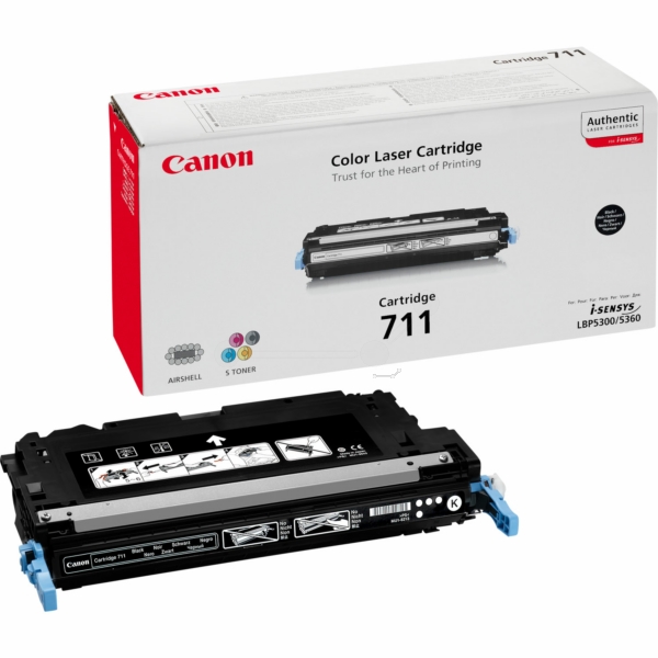 Canon 1660 B 002 711BK Toner Black