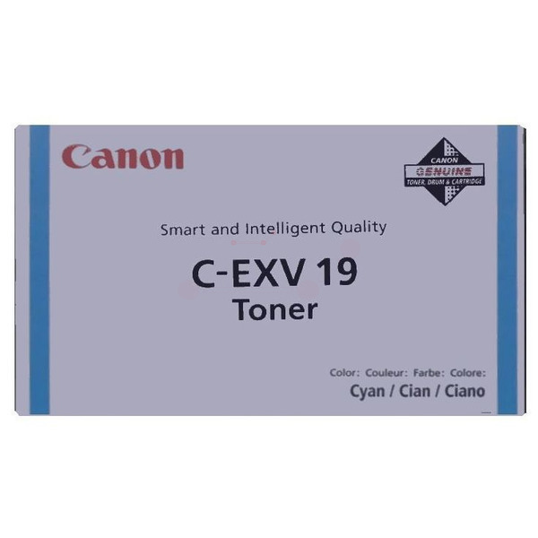 Canon 0398 B 002 C-EXV 19 Toner Cyan