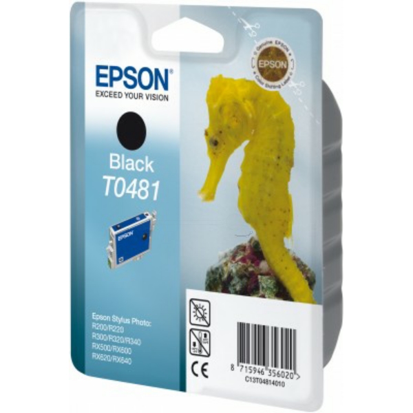 Epson C 13 T 04814010 T0481 Tinte Black