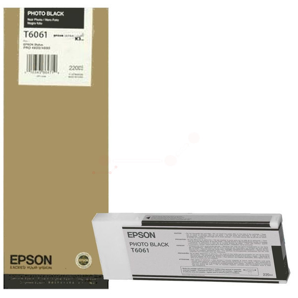 Epson C 13 T 606100 T6061 Tinte Photo Black
