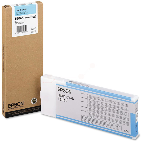 Epson C 13 T 606500 T6065 Tinte Photo Cyan