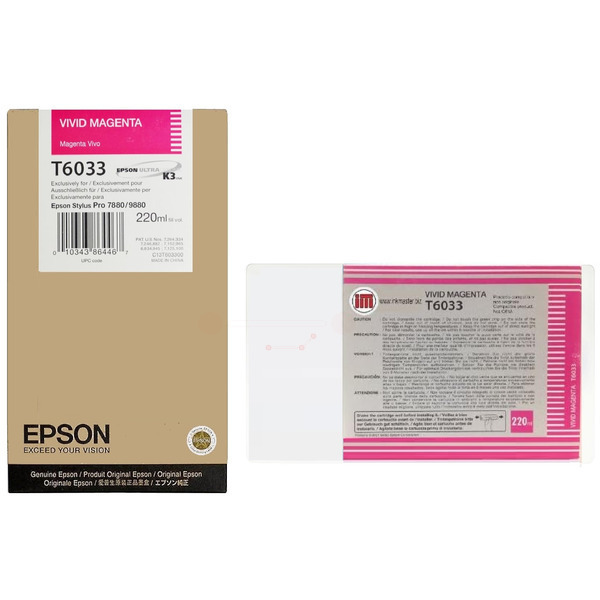 Epson C 13 T 603300 T6033 Tinte Magenta