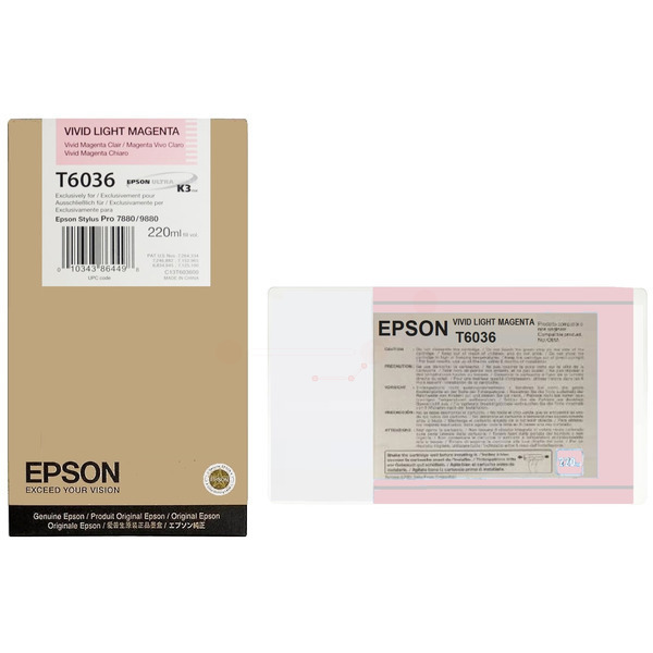 Epson C 13 T 603600 T6036 Tinte Photo Magenta
