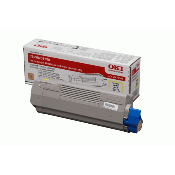 OKI 43872305 Toner Yellow