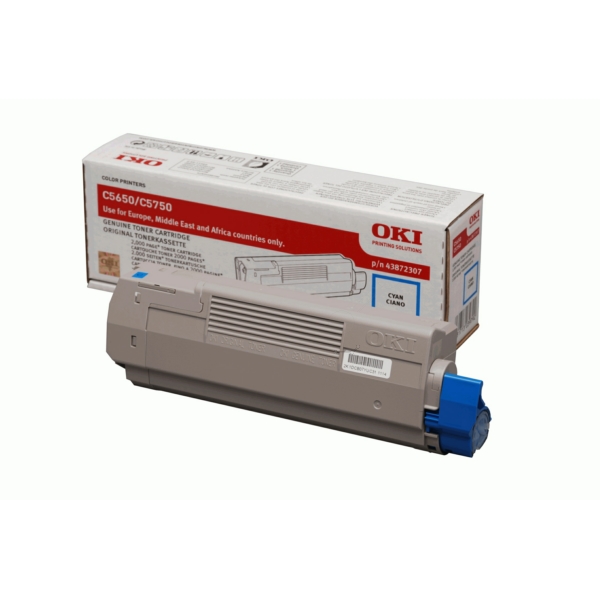 OKI 43872307 Toner Cyan