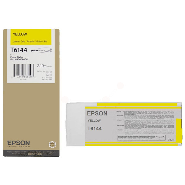Epson C 13 T 614400 T6144 Tinte Yellow