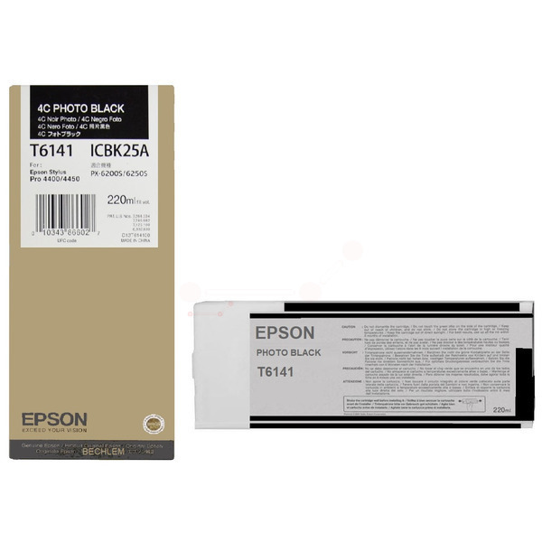 Epson C 13 T 614100 T6141 Tinte Matte Black
