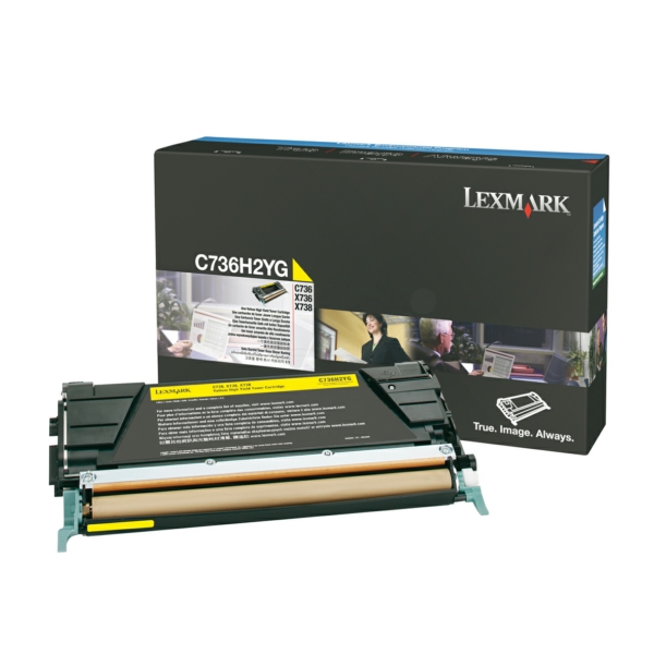 Lexmark C736H2YG Toner Yellow