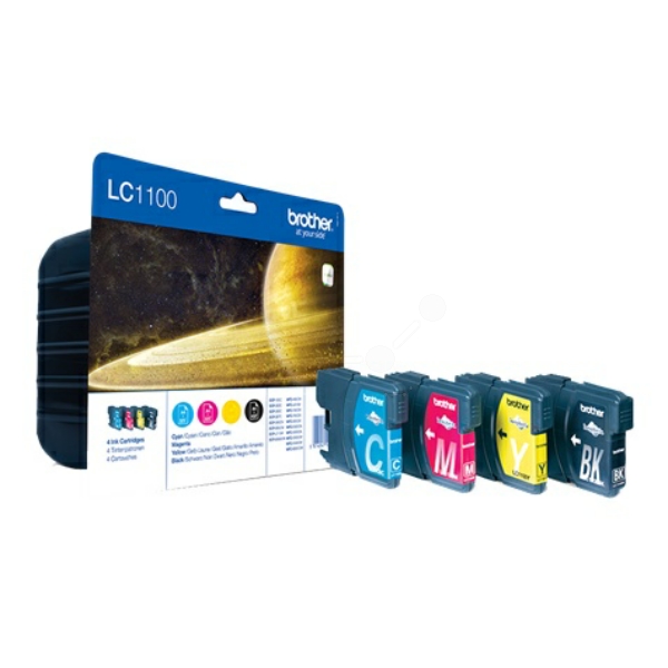 Brother LC-1100 VAL BP Tinte CMYK VE 4