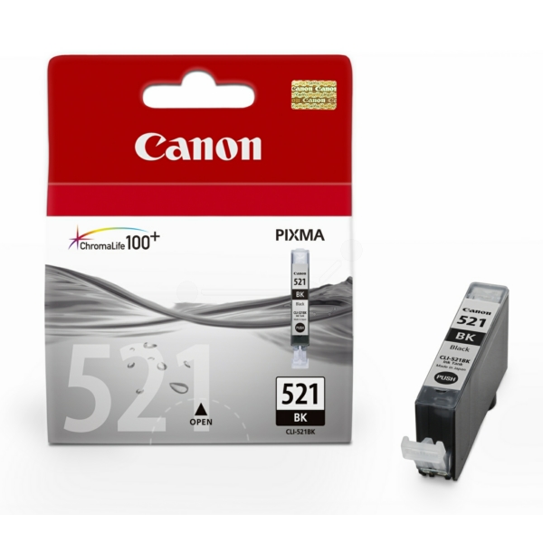 Canon 2933 B 001 CLI-521 BK Tinte Photo Black
