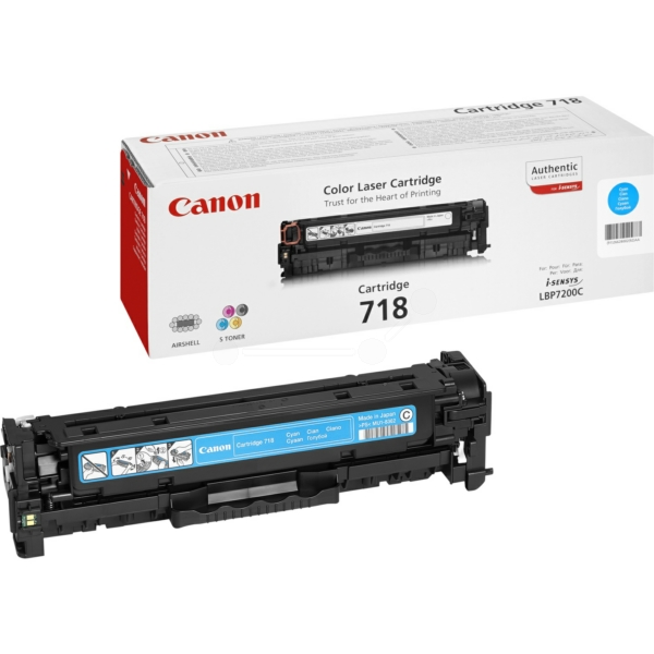 Canon 2661 B 002 718C Toner Cyan