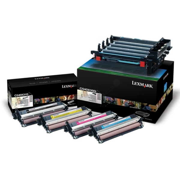 Lexmark C540X74G Bildtrommel CMYK VE 4