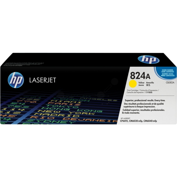 HP CB 382 A 824A Toner Yellow