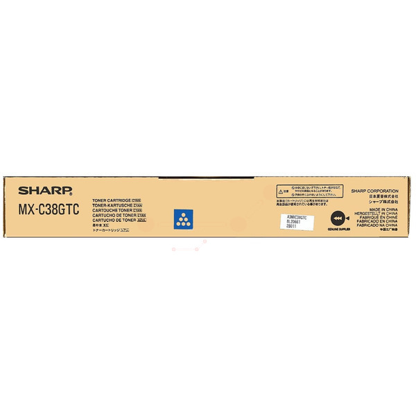 Sharp MXC-38 GTC Toner Cyan