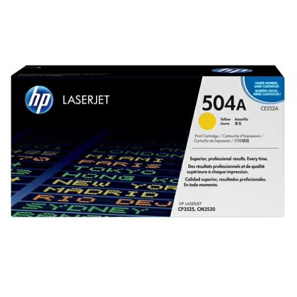 HP CE 252 A 504A Toner Yellow