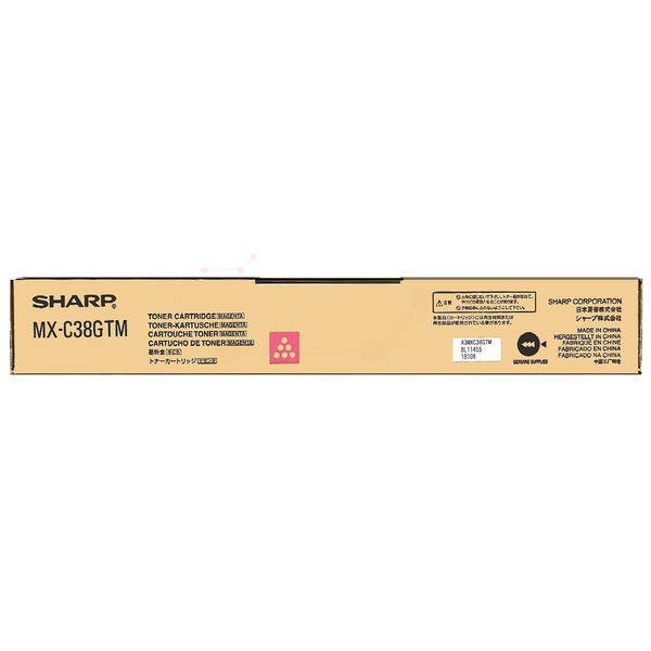 Sharp MXC-38 GTM Toner Magenta