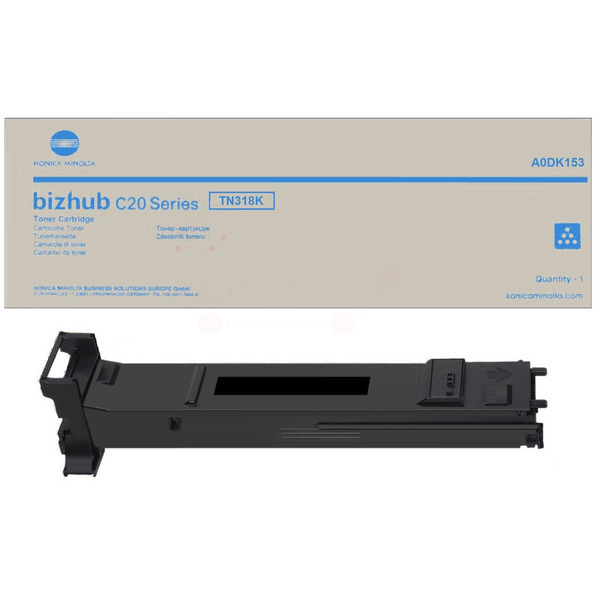 Konica Minolta A0DK153 TN-318 K Toner Black