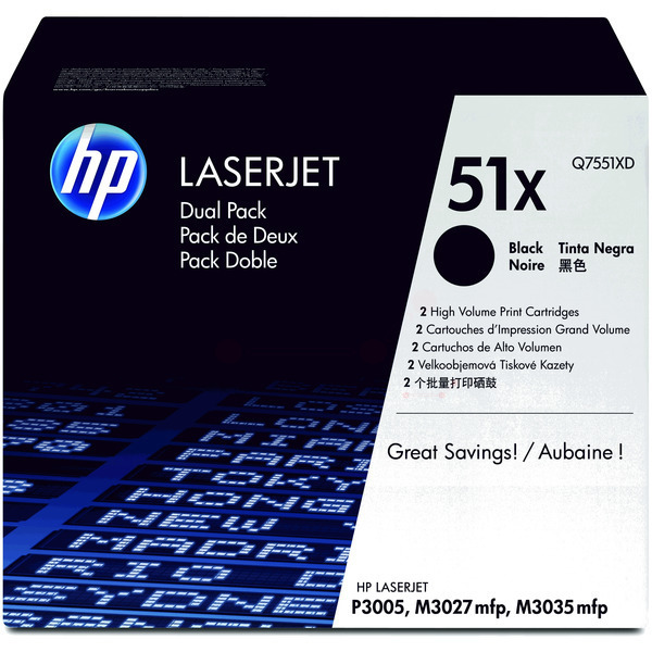 HP Q 7551 XD 51XD Toner Black VE 2