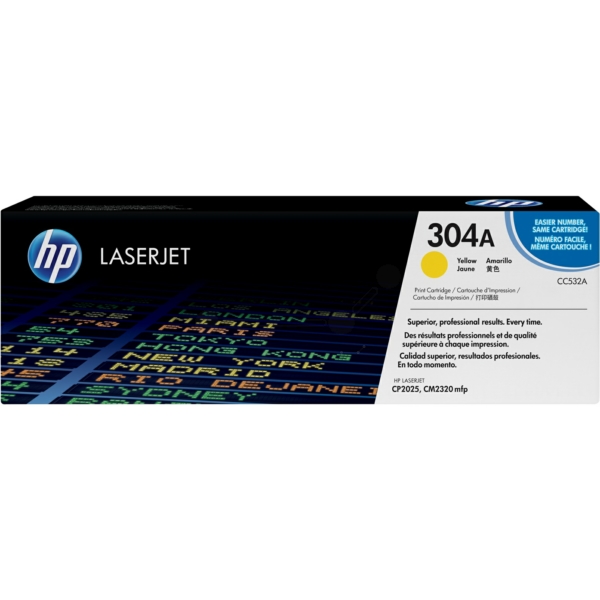 HP CC 532 A 304A Toner Yellow