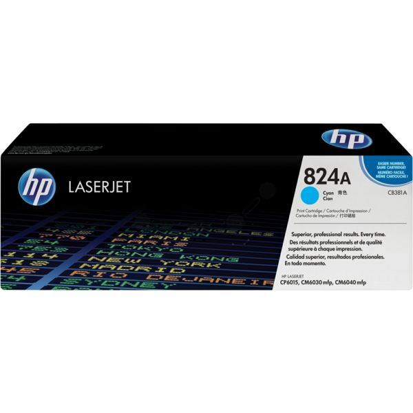 HP CB 381 A 824A Toner Cyan