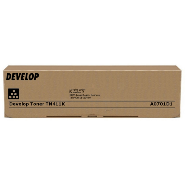 Develop A0701D1 TN-411 K Toner Black