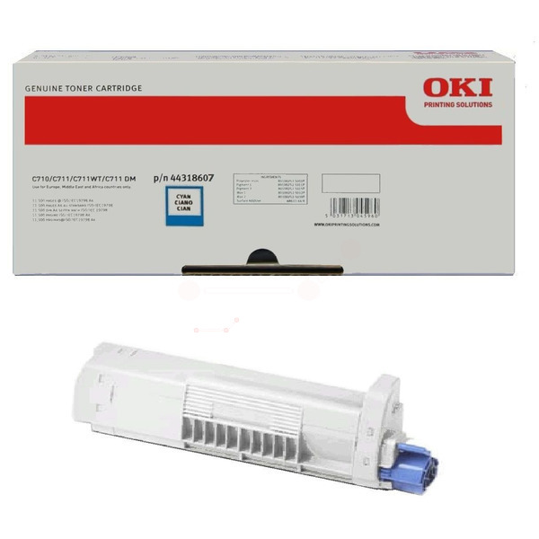 OKI 44318607 Toner Cyan