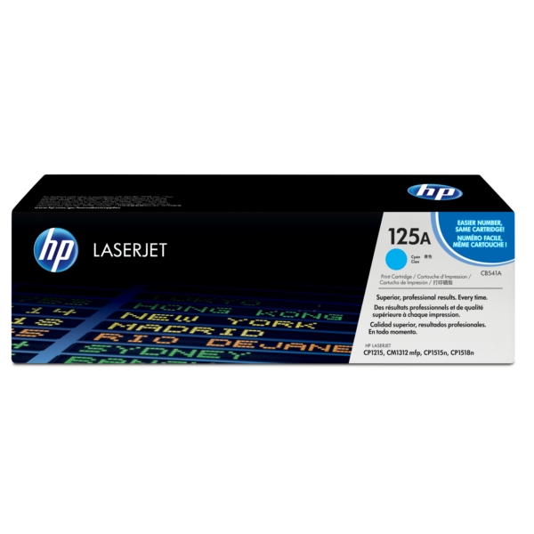 HP CB 541 A 125A Toner Cyan